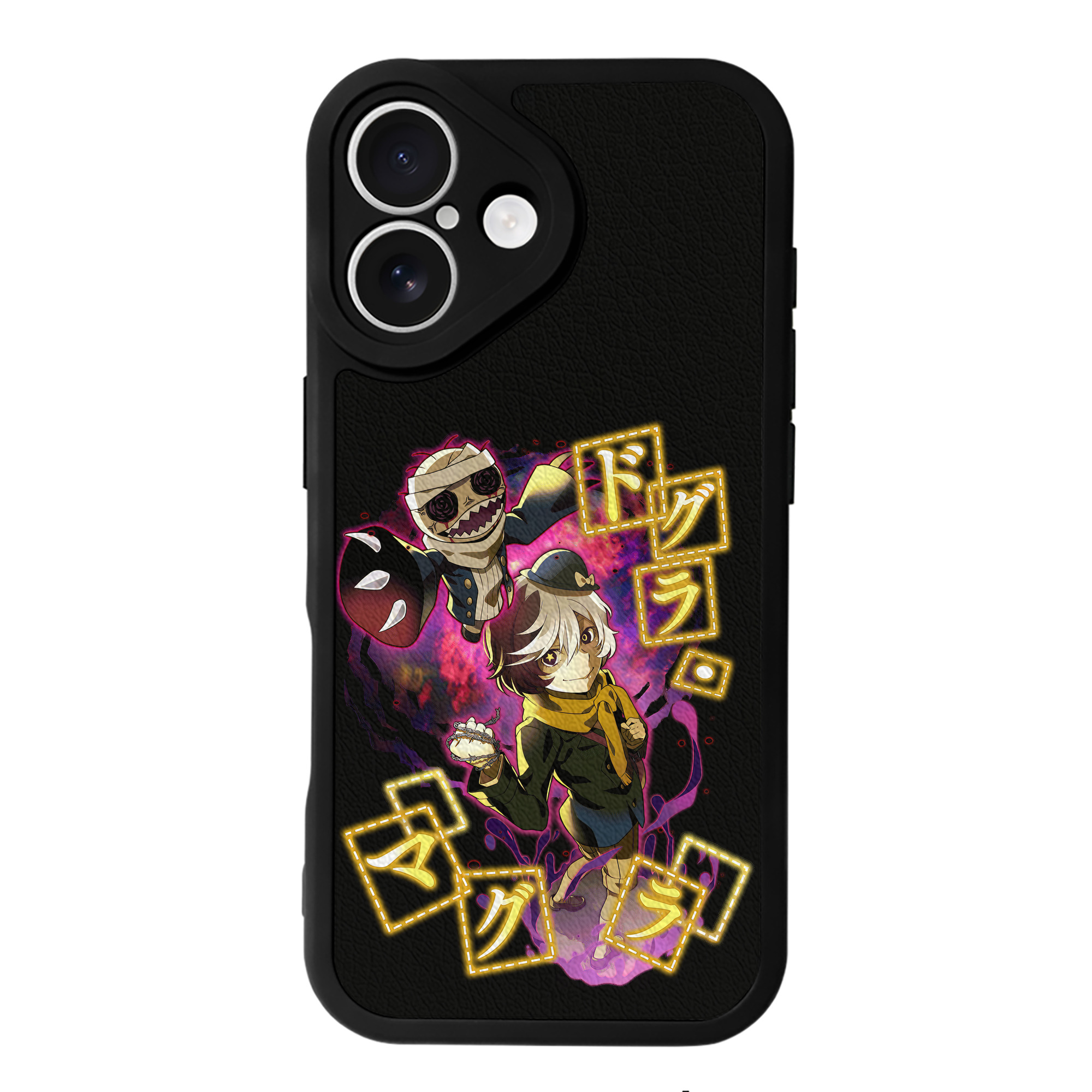 （画像用） 文豪ストレイドッグス Bungo Stray Dogs 【iPhone 16シリーズ対応】シリコンスマホケース（レザー調） 材質：シリコン